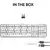 Tastatura Logitech wireless MX Keys S, Iluminare, 2.4GHz&amp, Bluetooth,USB-C, US INTL layout, Pale Grey