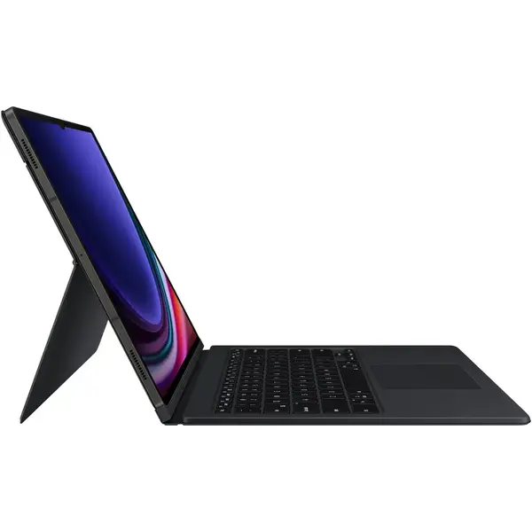 Husa Samsung de protectie Book Cover Keyboard pentru Galaxy Tab S9 Ultra, Black