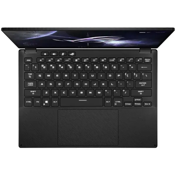 Laptop Asus Gaming 13.4 inch, ROG Flow X13 GV302XU, QHD+ 165Hz Touch, Procesor AMD Ryzen 9 7940HS (16M Cache, up to 5.2 GHz), 16GB DDR5, 1TB SSD, GeForce RTX 4050 6GB, Win 11 Home, Off Black