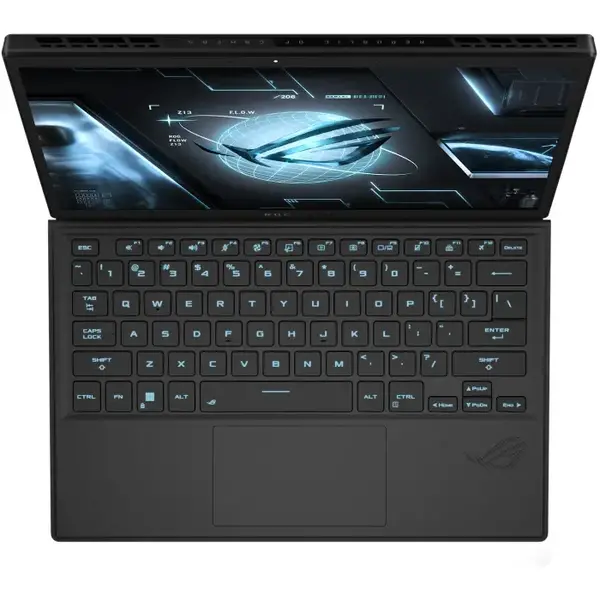 Laptop Asus Gaming 13.4 inch,  ROG Flow Z13 GZ301VF, QHD+ 165Hz Touch, Procesor Intel Core i9-13900H (24M Cache, up to 5.40 GHz), 16GB DDR5, 512GB SSD, GeForce RTX 2050 4GB, Win 11 Home, Black