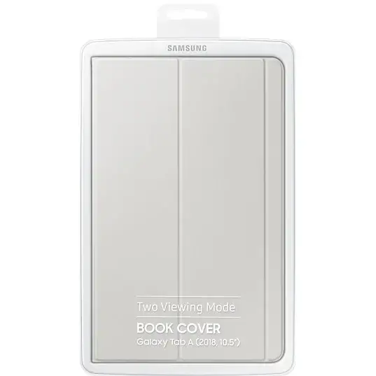 Husa Samsung de protectie Book Cover pentru Galaxy Tab A 10.5 inch, (2018) T595, Grey