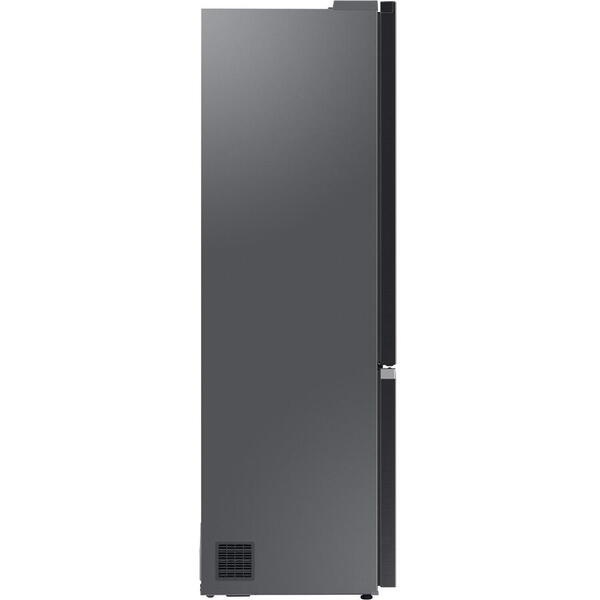 Combina frigorifica Samsung RB38T607BB1/EF, 387 l, No Frost, CXasa B, Twin Cooling Cool Select+, H 203 cm, Dark Inox
