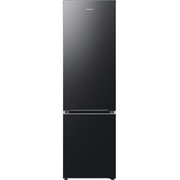 Combina frigorifica Samsung RB38T607BB1/EF, 387 l, No Frost, CXasa B, Twin Cooling Cool Select+, H 203 cm, Dark Inox