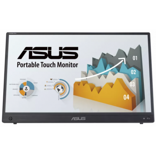 Monitor LED IPS Asus ZenScreen 15.6", Full HD, Touchscreen, Negru