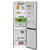 Combina frigorifica Beko B3RCNA364HXB1, 316 l, No Frost, HarvestFresh, AeroFlow, Kitchen Fit, Everfresh+, Clasa E, 187 cm, Metal Look