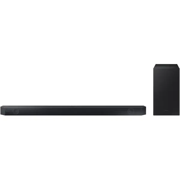 Soundbar Samsung HW-Q600C, 3.1.2, 360W, Bluetooth, Subwoofer Wireless, Dolby Atmos, Negru Titan