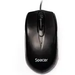 Mouse Spacer cu fir USB optic SPMO-M11, Negru