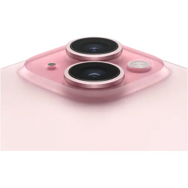 Telefon mobil Apple iPhone 15, 128GB, 5G, Pink