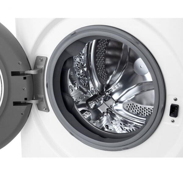 Masina de spalat rufe LG F4WR711S2W, 11 kg, 1400 rpm, Clasa A, Motor AI Direct Drive, WiFi, Smart Diagnosis, TurboWash, Alb