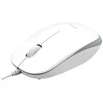 Mouse Serioux cu fir SRX9800WHT, USB, 1000 dpi, Ambidextru, Alb-Gri