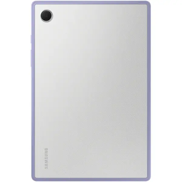 Husa Samsung de protectie Clear Edge Cover pentru Tab A8, Lavender