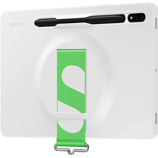 Husa Samsung de protectie Strap Cover pentru Tab S8, White