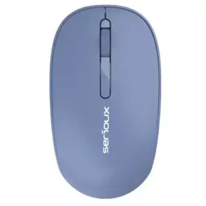 Mouse Serioux Spark 215, 1000 dpi, Click silentios, Albastru