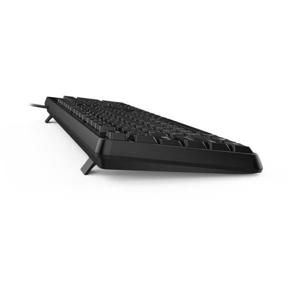 Tastatura Genius USB KB-117 cu fir 31310016400, 104 taste, Negru