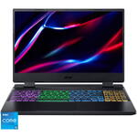 Laptop Acer Gaming, 15.6 inch,  Nitro 5 AN515-58, FHD IPS 144Hz, Procesor Intel Core i5-12450H (12M Cache, up to 4.40 GHz), 16GB DDR5, 512GB SSD, GeForce RTX 4050 6GB, No OS, Black