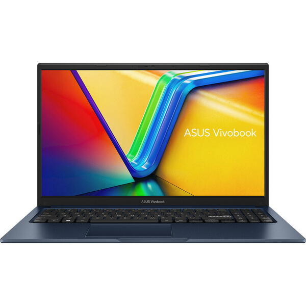 Laptop Asus 15.6 inch, Vivobook 15 X1504ZA, Full HD, Procesor Intel Core i5-1235U (12M Cache, up to 4.40 GHz, with IPU), 8GB DDR4, 512GB SSD, Intel Iris Xe, No OS, Quiet Blue