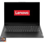 Laptop Lenovo 15.6 inch, V15 G4 AMN, Full HD, Procesor AMD Ryzen 5 7520U (4M Cache, up to 4.3 GHz), 8GB DDR5, 256GB SSD, Radeon 610M, No OS, Business Black