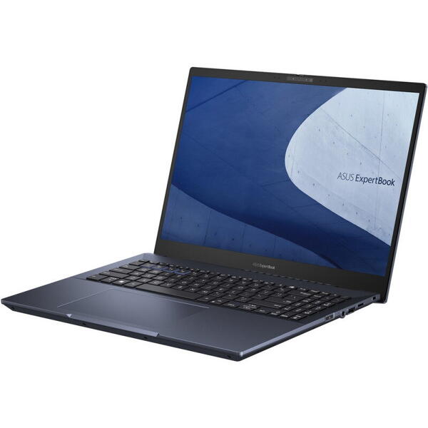 Laptop Asus 16 inch, ExpertBook B5 B5602CBN, WQUXGA OLED, Procesor Intel Core i7-1270P (18M Cache, up to 4.80 GHz), 40GB DDR5, 2x 1TB SSD, Intel Arc A350M 4GB, No OS, Star Black