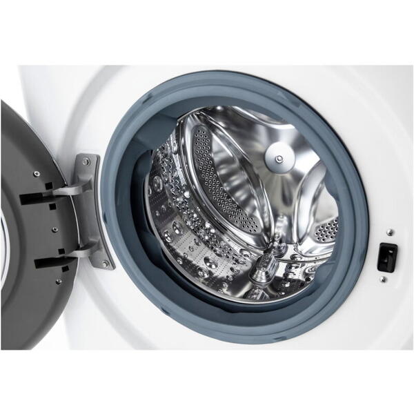 Masina de spalat rufe LG F4WR909P3W, 9 kg, 1400 rpm, Clasa A, Motor Direct Drive, WiFi ,TurboWash, Smart Diagnosis, Alb