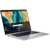 Laptop Acer Chromebook 314, 14 inch, MediaTek MT8183 8 C, 2 GHz, 2 MB cache, 8 GB RAM, 32 GB SSD, Intel UHD Graphics, Chrome OS, Pure Silver