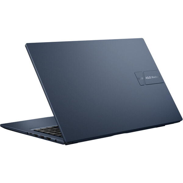 Laptop Asus 15.6 inch, Vivobook 15 X1504ZA, Full HD, Procesor Intel Core i7-1255U (12M Cache, up to 4.70 GHz), 16GB DDR4, 1TB SSD, Intel Iris Xe, No OS, Quiet Blue