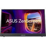 Monitor Asus ZenScreen MB16AHG monitor portabil — 15.6-inch FHD (1920 x 1080), IPS, 144Hz, USB-C, Mini-HDMI, Freesync Premium™, Ergo kickstand, Tripod socket, Flicker Free, Low Blue Light