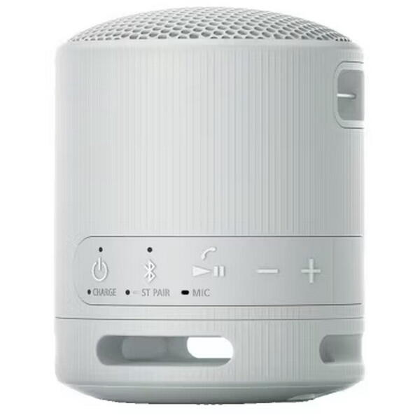Boxa portabila Wireless SRS-XB100H, Bluetooth v5.3, Fast-Pair, IP67, Autonomie 16 ore, USB Type-C, Gri