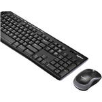 Kit tastatura + mouse Logitech MK270, Wireless, Negru