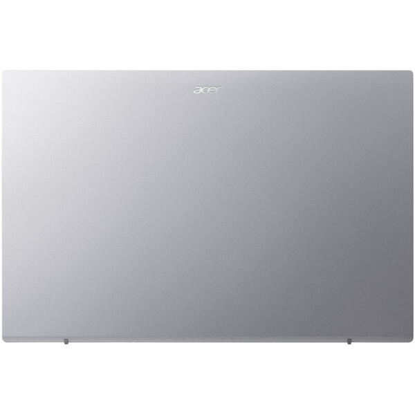 Laptop Acer 15.6 inch, Aspire 3 A315-59, Full HD IPS, Procesor Intel Core i5-1235U (12M Cache, up to 4.40 GHz, with IPU), 16GB DDR4, 512GB SSD, Intel Iris Xe, No OS, Pure Silver