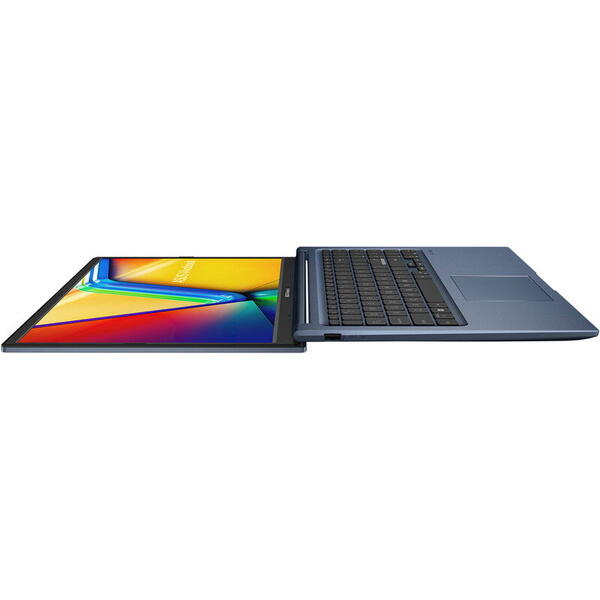 Laptop Asus Vivobook 15 X1504ZA, 15.6 inch, Full HD, Procesor Intel Core i3-1215U (10M Cache, up to 4.40 GHz, with IPU), 8GB DDR4, 512GB SSD, GMA UHD, No OS, Quiet Blue