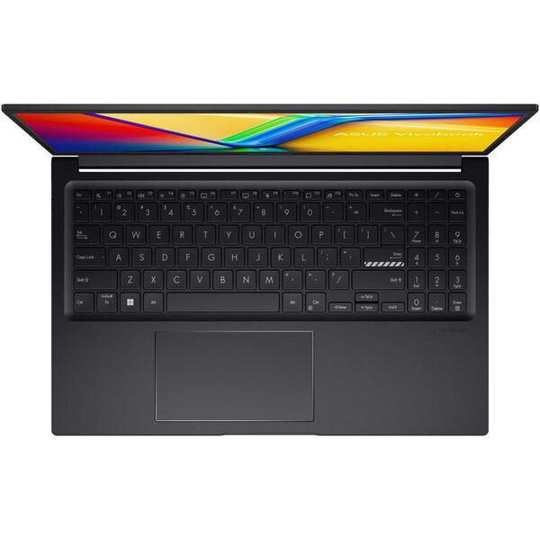 Laptop Asus Vivobook 15X OLED K3504VA, 15.6 inch, 2.8K 120Hz, Procesor Intel Core i5-1340P (12M Cache, up to 4.60 GHz), 16GB DDR4, 1TB SSD, Intel Iris Xe, No OS, Indie Black