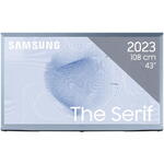 Televizor Samsung Lifestyle The Serif QLED 43LS01BH, 108 cm, Smart, 4K, Ultra HD,Clasa G (Model 2023)