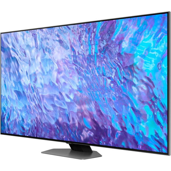 Televizor Samsung QLED QE98Q80CATXXH, 249 cm, Smart, 4K Ultra HD, 100 Hz, Clasa F