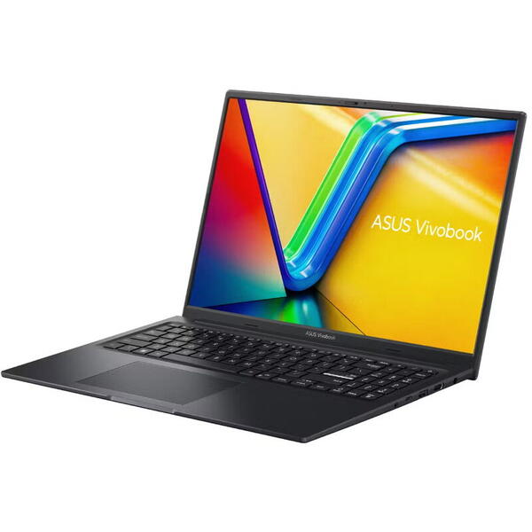 Laptop Asus Vivobook 16X K3605VC, 16 inch, WUXGA 120Hz, Procesor Intel Core i5-13500H (18M Cache, up to 4.70 GHz), 16GB DDR4, 512GB SSD, GeForce RTX 3050 4GB, No OS, Indie Black