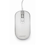 Mouse Gembird MUSW-4B-06-WS Wireless, 1600 dpi, Alb / Argintiu