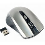 Mouse Gembird MUSW-4B-04-BG, Wireless optical, 1600 DPI, USB, Negru / Gri