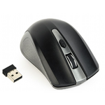 Mouse Gembird MUSW-4B-04-GB, Wireless optical, 1600 DPI, USB, Gri / Negru