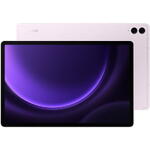 Tableta Samsung Galaxy Tab S9 FE Plus, 12.4 inch Multi-touch, Exynos 1380 Octa Core 2.4GHz, 8GB RAM, 128GB flash, Wi-Fi, Bluetooth, 5G, GPS, Android 13, Light Pink
