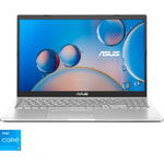 Laptop Asus A516EA cu procesor Intel Core i3-1115G4 pana la 4.10 GHz, 15.6 inch, Full HD, IPS, 8GB DDR4, 256GB SSD, Intel® UHD Graphics, No OS, Transparent Silver
