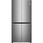 Side by side LG GMB844PZFG, 530 l, No Frost, LinearCooling, Multi-Door, NatureFresh, Clasa F, H 179 cm, Inox