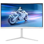 Monitor Philips Gaming Fast VA LED Philips 27" 27M2C5501, QHD (2560 x1440), HDMI, DisplayPort, Ecran curbat, 180 Hz, 1 ms (Alb)