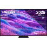 Televizor Samsung SAMSUNG MiniLED Neo QLED 55QN80F, 138 cm, Smart, 4K Ultra HD, 100 Hz, Clasa F (Model 2025)