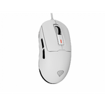 Mouse GENESIS gaming cu fir Gensesis Krypton 660, interfata USB, 12000 DPI, 6 butoane, iluminare RGB, alb