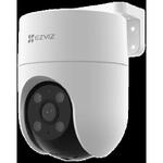 Camera de supraveghere EZVIZ IP Ezviz de exterior H8C, WI-Fi, Pan&Tilt, FullHD, Detectarea formei umane, Audio bidirectional, Distanta IR 30 metri, Imagini color, Urmarire automata, Lumina stroboscopica, card MicroSD pana la 512 GB si stocare in Ezviz CloudPlay