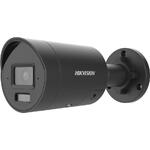 Camera de supraveghere Hikvision de rețea fixă ​​AcuSense de 4MP cu lumină stroboscopică și avertizare sonoră