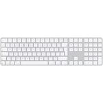 Tastatura Apple Apple Magic Keyboard (2024) cu Touch ID si Numeric Keypad, RO KB, Alb