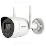 Camera de supraveghere Hikvision IP WiFi exterior ColorVu AcuSense Hikvision DS-2CV2027G0-LDW2, 2 MP, 2.8 mm, slot card, lumina alba 30 m