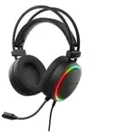 Casti GENESIS gaming cu fir Genesis Neon 613 G2, sunet stereo, microfon, impendanta 32 Ohm, frecventa raspuns 20 - 20.000 Hz, lungime cablu 220 cm, iluminare RGB, frecventa raspuns microfon 10 Hz - 10 KHz, sensibilitate -42dB, conectivitate 1x Jack 3.5 mm TRRS, negru