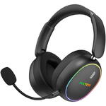 Casti HATOR gaming wireless Hator Phoenix 2, material membrana PET, frecventa raspuns 10Hz-44kHz, impendanta 32Ω, putere maxima 30mW, autonomie bateria pana la 45 de ore, timp incarcare 4 ore, conexiune  HATOR SyncHUB™, conexiune HATOR ClearScan™, spatial audio,