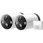 Camera de supraveghere TP-Link video TP-Link Tapo C420S2, 2 camere Smart cu acumulatori, 2K QHD, Night Vision Full Color, Two-Way Audio, montare fara cabluri, alarma luminoasa si sonora, protectie IP65